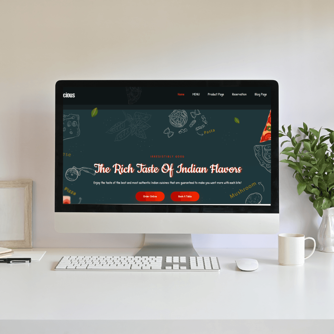 Gray and White Minimalist Desktop Mockup Instagram Post